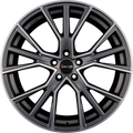 Avus Racing AF18 Matt Anthracite Polished Alufelge 8.5x21 Zoll ET40 LK 5x112 ML57.1