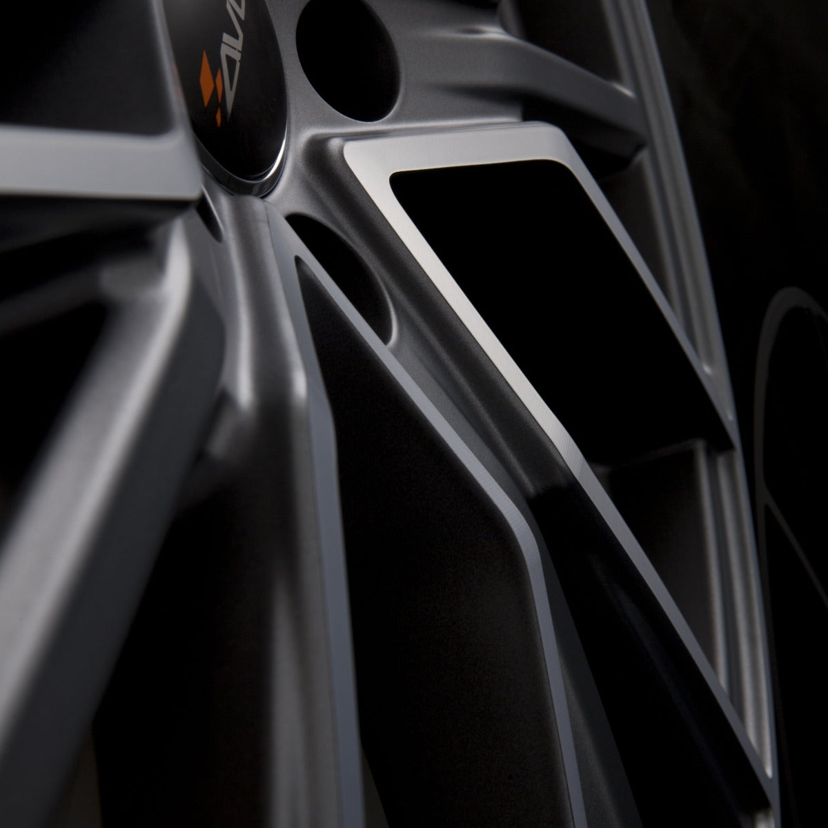 Avus Racing AF18 Matt Anthracite Polished Alufelge 8.5x21 Zoll ET40 LK 5x112 ML57.1 – Bild 4