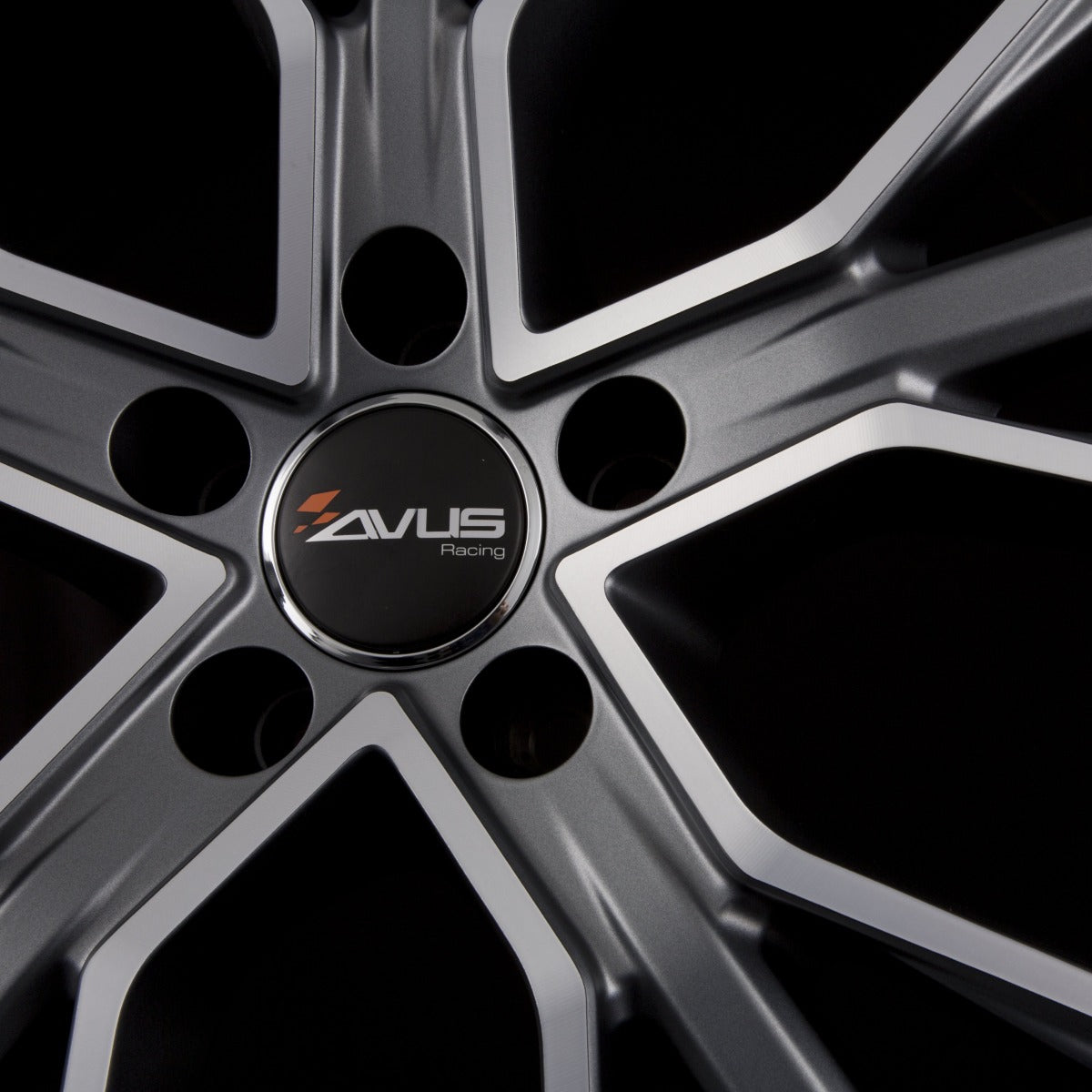 Avus Racing AF18 Matt Anthracite Polished Alufelge 8.5x21 Zoll ET40 LK 5x112 ML57.1 – Bild 5