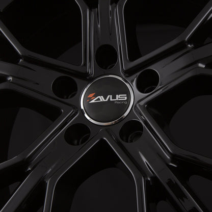 Avus Racing AF18 Black Alufelge 9x22 Zoll ET42 LK 5x112 ML57.1 – Bild 5