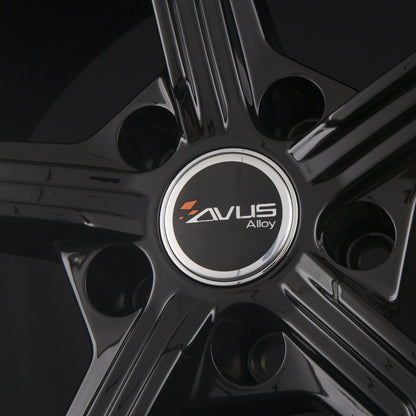 Avus Racing AF20 Black Alufelge 8.5x21 Zoll ET40 LK 5x112 ML57.1 – Bild 4