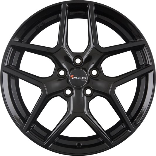 Avus Racing AC-519 Black Alufelge 7.5x18 Zoll ET45 LK 5x108 ML73.1