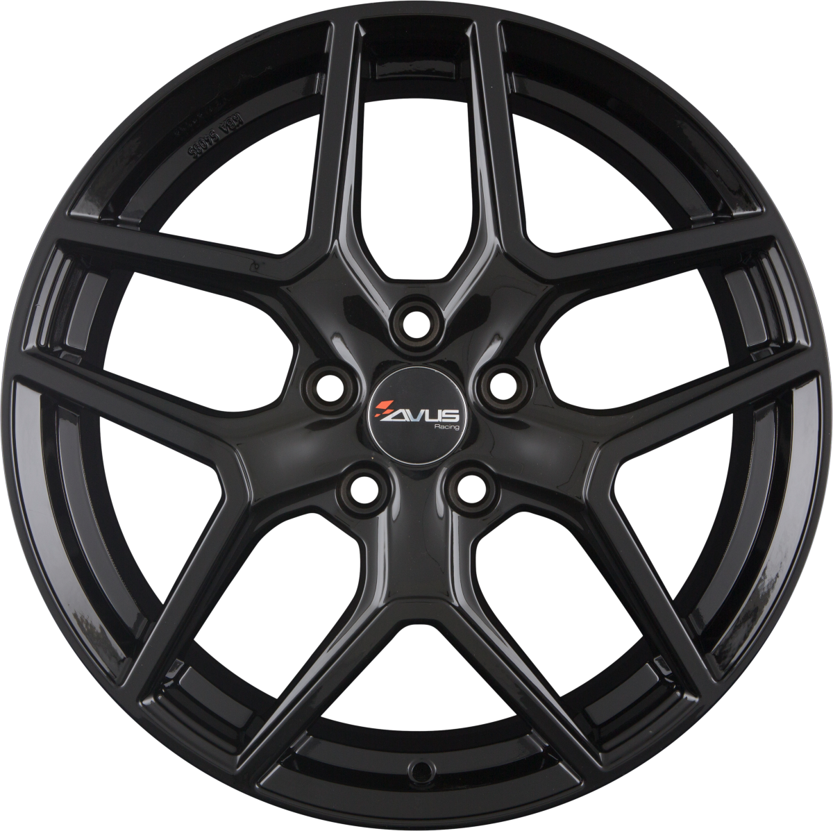 Avus Racing AC-519 Black Alufelge 7.5x18 Zoll ET45 LK 5x108 ML73.1
