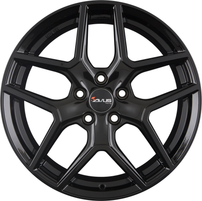 Avus Racing AC-519 Black Alufelge 7.5x18 Zoll ET45 LK 5x108 ML73.1
