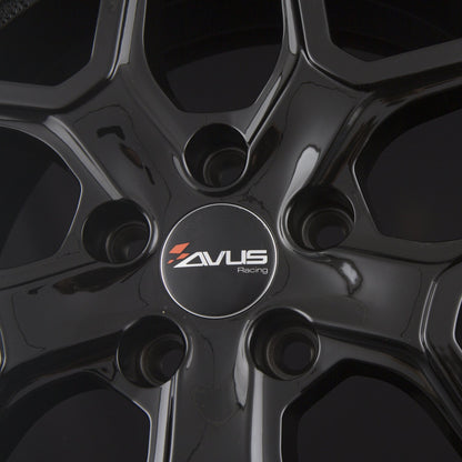 Avus Racing AC-519 Black Alufelge 7.5x18 Zoll ET45 LK 5x108 ML73.1 – Bild 3
