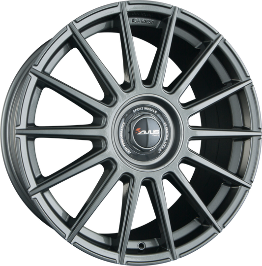 Avus Racing AC-M09 Anthracite Alufelge 8.5x19 Zoll ET45 LK 5x108 ML72.6 – Bild 2