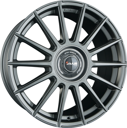Avus Racing AC-M09 Anthracite Alufelge 8.5x19 Zoll ET45 LK 5x108 ML72.6 – Bild 2