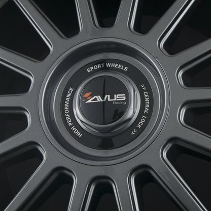 Avus Racing AC-M09 Anthracite Alufelge 8.5x19 Zoll ET45 LK 5x108 ML72.6 – Bild 4