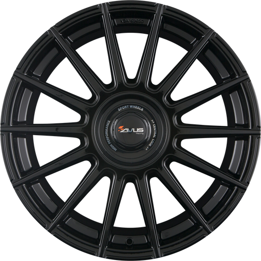 Avus Racing AC-M09 Black Alufelge 8.5x19 Zoll ET45 LK 5x108 ML72.6