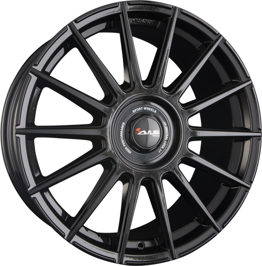 Avus Racing AC-M09 Black Alufelge 8.5x19 Zoll ET45 LK 5x108 ML72.6 – Bild 2