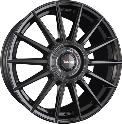 Avus Racing AC-M09 Black Alufelge 8x18 Zoll ET30 LK 5x112 ML72.6 – Bild 2
