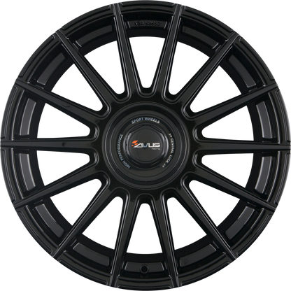Avus Racing AC-M09 Black Alufelge 8x18 Zoll ET35 LK 5x112 ML72.6