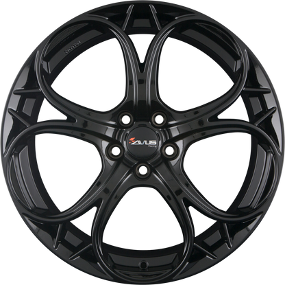 Avus Racing AC-520 Black Alufelge 7.5x17 Zoll ET30 LK 5x110 ML65.1