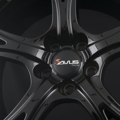 Avus Racing AC-520 Black Alufelge 7.5x17 Zoll ET30 LK 5x110 ML65.1 – Bild 4
