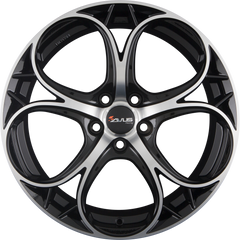 Avus Racing AC-520 Black Polished Alufelge 8x18 Zoll ET33 LK 5x110 ML65.1
