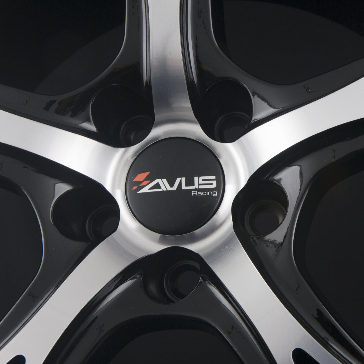 Avus Racing AC-520 Black Polished Alufelge 8x18 Zoll ET33 LK 5x110 ML65.1 – Bild 4