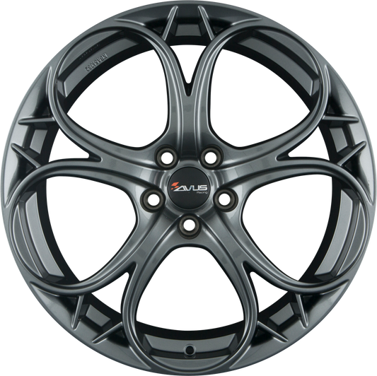 Avus Racing AC-520 anthracite Alufelge 8x19 Zoll ET33 LK 5x110 ML65.1 – Bild 2