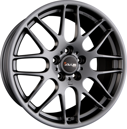 Avus Racing AC-MB4 Anthracite Alufelge 9.5x19 Zoll ET45 LK 5x120 ML72.6 – Bild 2