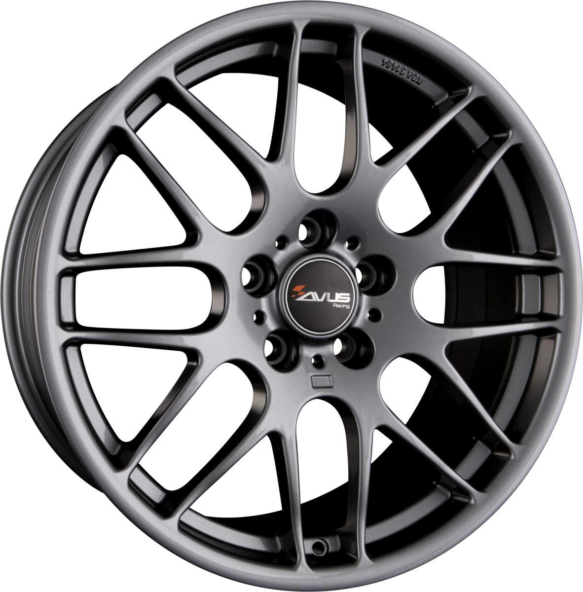 Avus Racing AC-MB4 Anthracite Alufelge 9.5x19 Zoll ET45 LK 5x120 ML72.6 – Bild 2