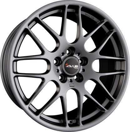 Avus Racing AC-MB4 Anthracite Alufelge 9.5x19 Zoll ET45 LK 5x120 ML72.6 – Bild 2