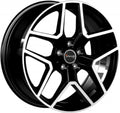 Avus Racing AC-519 black polished Alufelge 7.5x18 Zoll ET40 LK 5x114.3 ML73.1
