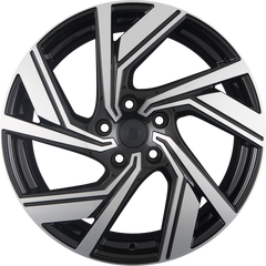 Avus Racing AC-521 Black Polished Alufelge 7.5x18 Zoll ET35 LK 5x114.3 ML73.1