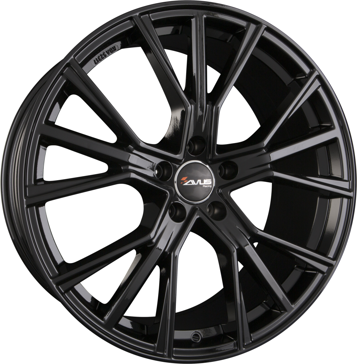 Avus Racing AF18 Black Alufelge 10x23 Zoll ET30 LK 5x112 ML66.6 – Bild 2