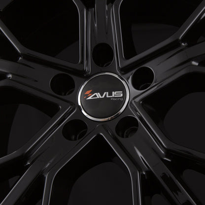 Avus Racing AF18 Black Alufelge 10x23 Zoll ET37 LK 5x108 ML63.4 – Bild 5