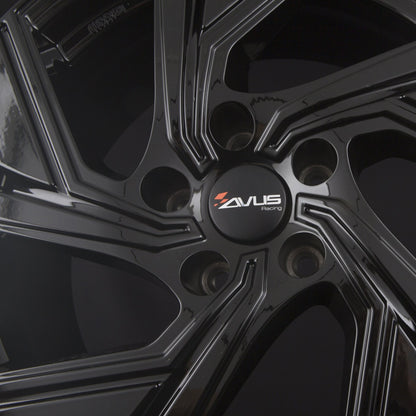 Avus Racing AC-521 Black Alufelge 8.5x19 Zoll ET28 LK 5x112 ML66.6 – Bild 4