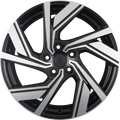 Avus Racing AC-521 Black Polished Alufelge 8.5x19 Zoll ET48 LK 5x112 ML66.6