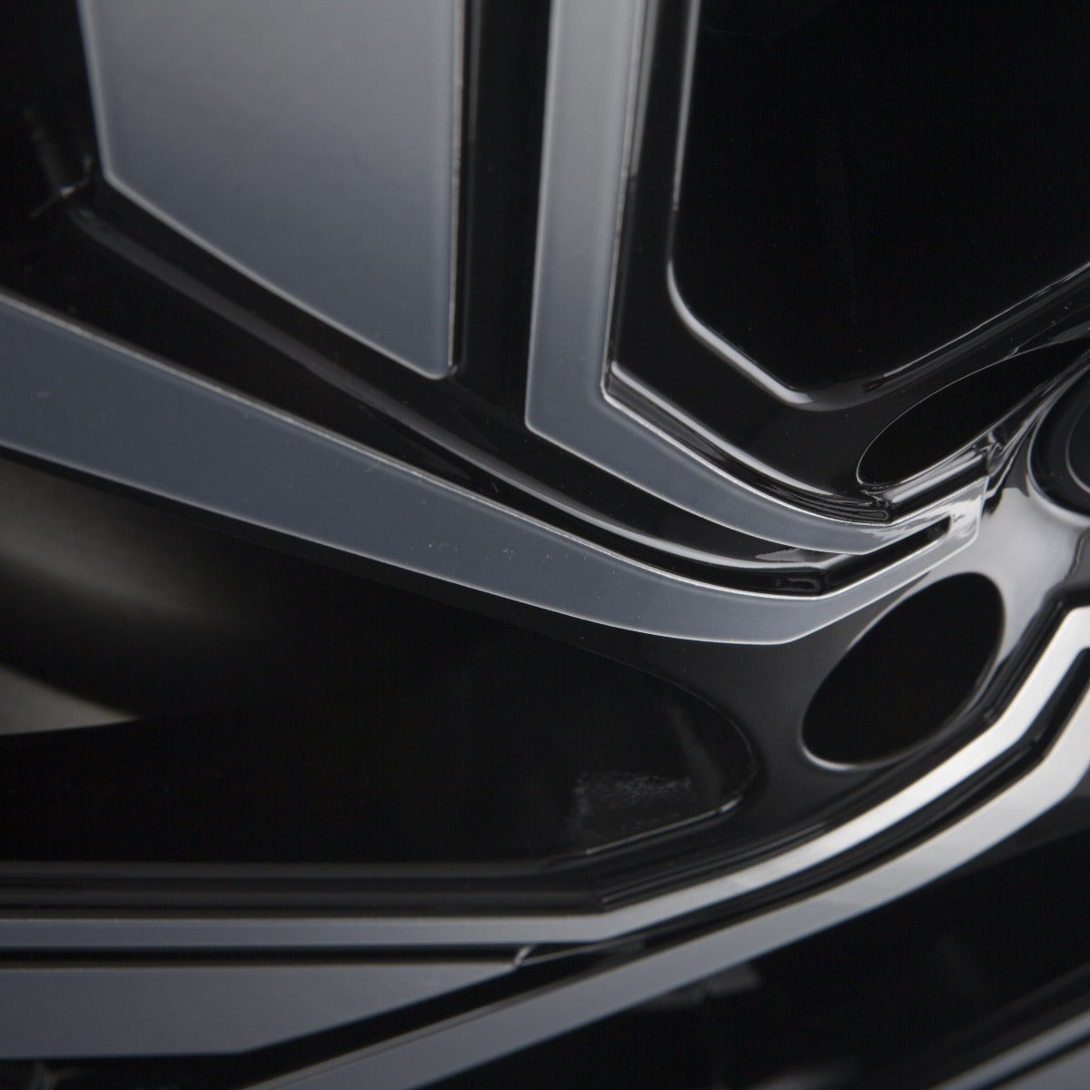 Avus Racing AC-521 Black Polished Alufelge 8.5x19 Zoll ET48 LK 5x112 ML66.6 – Bild 3