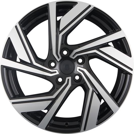 Avus Racing AC-521 Black Polished Alufelge 8x20 Zoll ET45 LK 5x112 ML57.1