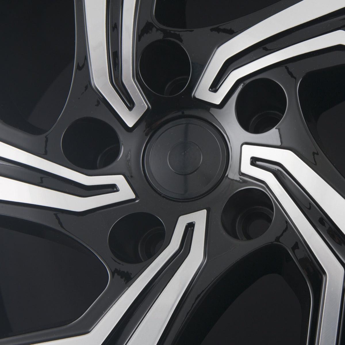 Avus Racing AC-521 Black Polished Alufelge 8.5x19 Zoll ET28 LK 5x112 ML66.6 – Bild 4