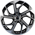 Avus Racing AC-522 Matt Anthracite Polished Alufelge 8.5x19 Zoll ET45 LK 5x112 ML57.1