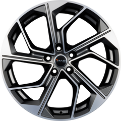 Avus Racing AC-522 Matt Anthracite Polished Alufelge 8.5x19 Zoll ET45 LK 5x112 ML57.1