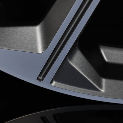 Avus Racing AC-522 Matt Anthracite Polished Alufelge 8.5x19 Zoll ET45 LK 5x112 ML57.1 – Bild 5