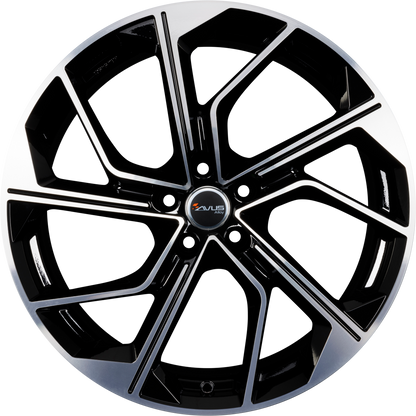 Avus Racing AC-522 Black Polished Alufelge 9x20 Zoll ET40 LK 5x112 ML66.6