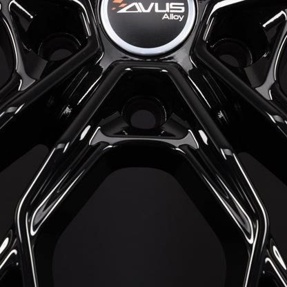 Avus Racing AC-M10 Black Alufelge 8.5x19 Zoll ET30 LK 5x112 ML66.6 – Bild 3