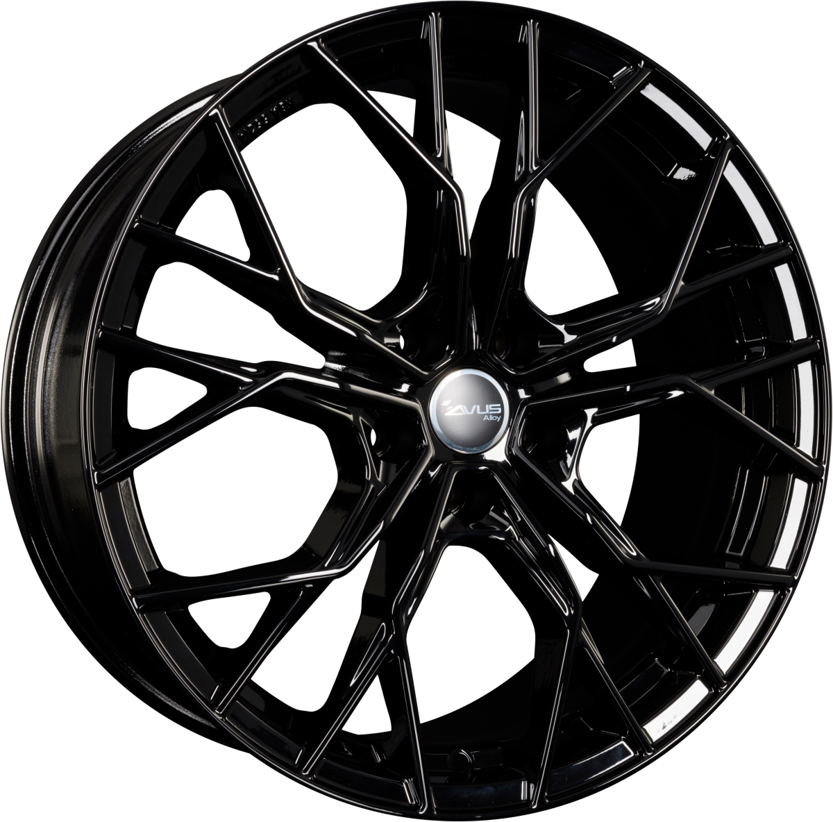 Avus Racing AC-M10 Black Alufelge 8.5x19 Zoll ET45 LK 5x112 ML66.6 – Bild 2