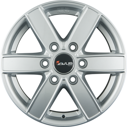 Avus Racing AC-V61 Hyper Silver Alufelge 6.5x16 Zoll ET50 LK 6x120 ML74.5