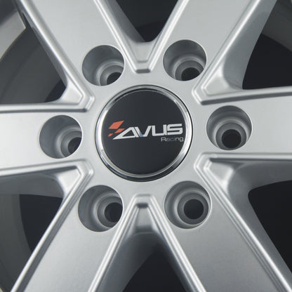 Avus Racing AC-V61 Hyper Silver Alufelge 6.5x16 Zoll ET50 LK 6x120 ML74.5 – Bild 4