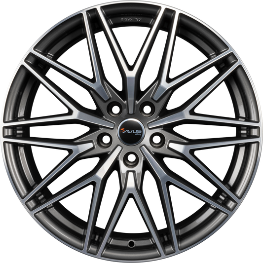 Avus Racing AC-MB6 Anthracite Polished Alufelge 8x19 Zoll ET50 LK 5x112 ML66.6