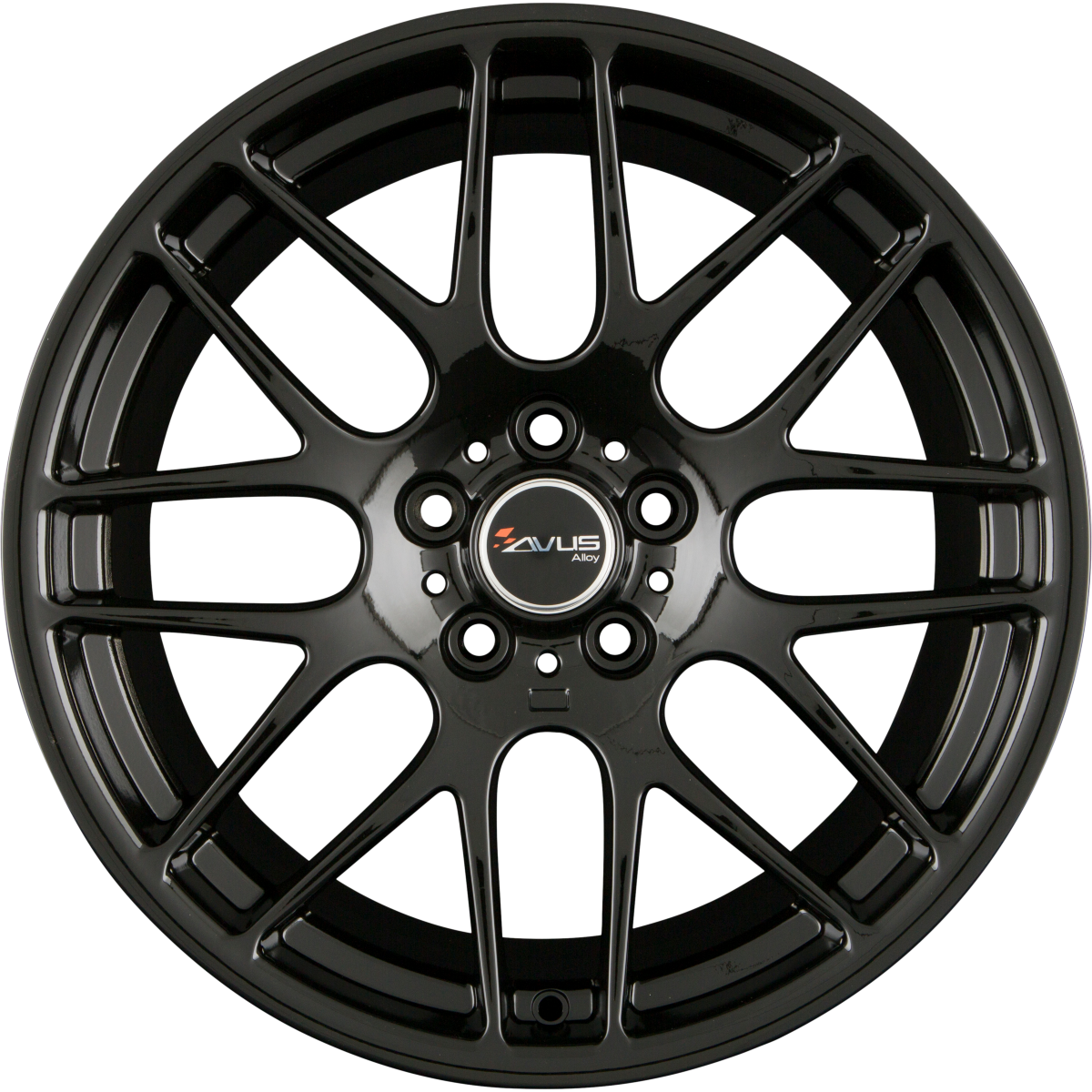 Avus Racing AC-MB4 Black Alufelge 9.5x19 Zoll ET17 LK 5x120 ML72.6