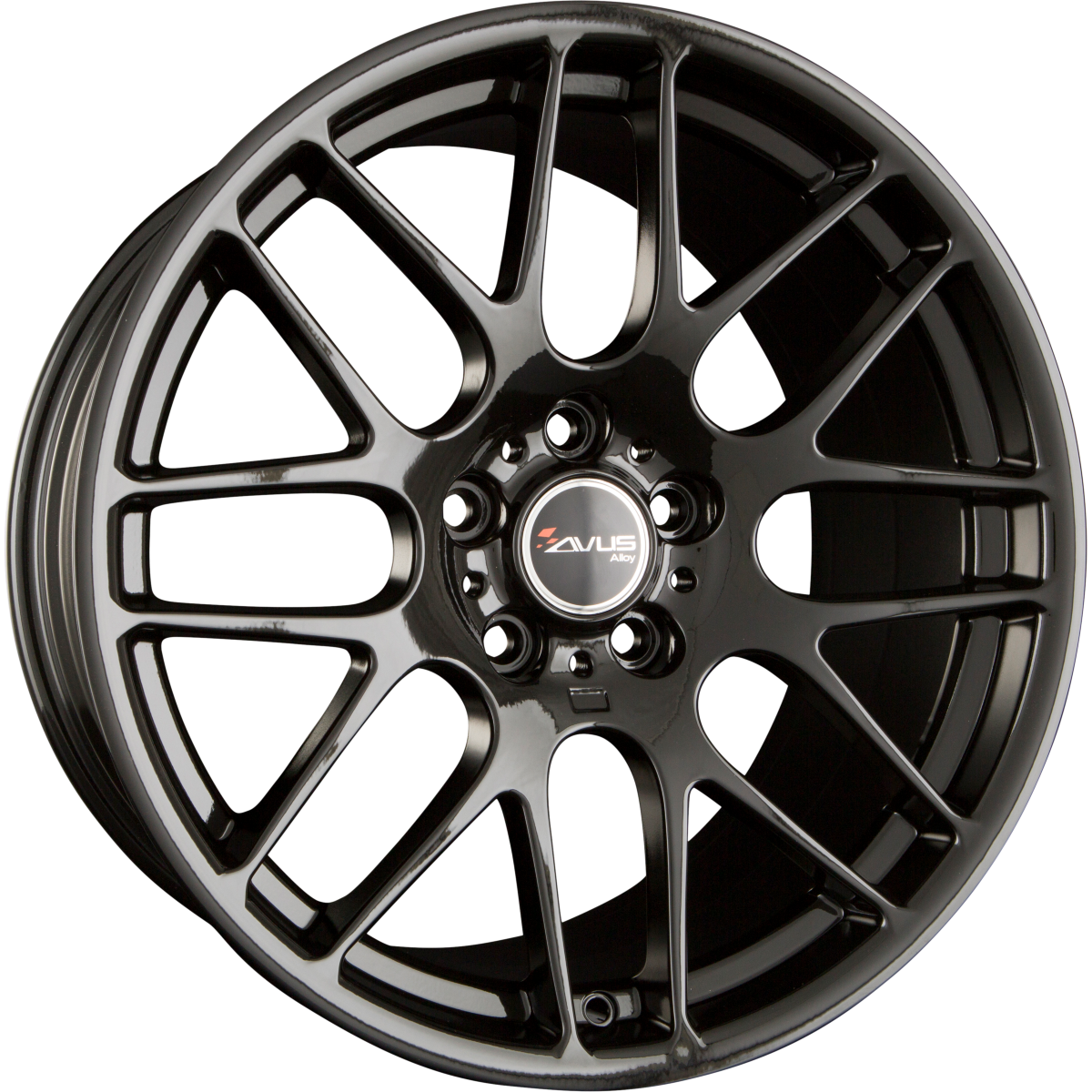 Avus Racing AC-MB4 Black Alufelge 9.5x19 Zoll ET17 LK 5x120 ML72.6 – Bild 2