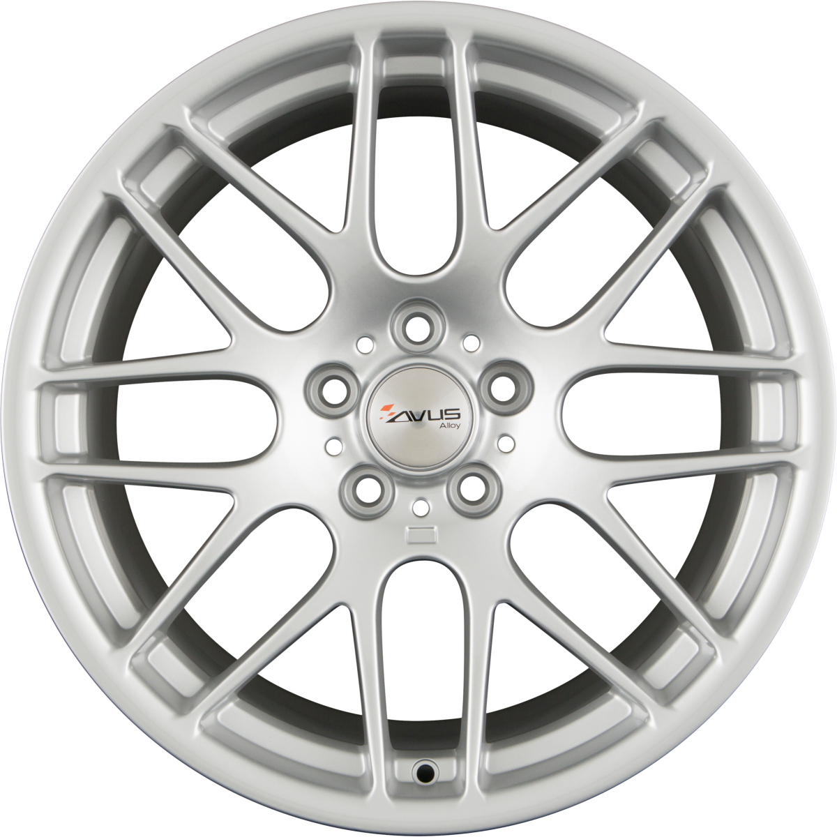 Avus Racing AC-MB4 Hyper Silver Alufelge 9.5x19 Zoll ET17 LK 5x120 ML72.6
