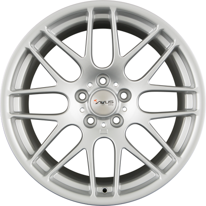 Avus Racing AC-MB4 Hyper Silver Alufelge 9.5x19 Zoll ET17 LK 5x120 ML72.6