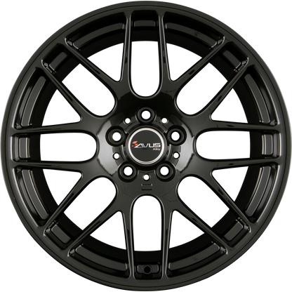 Avus Racing AC-MB4 Black Alufelge 8.5x19 Zoll ET15 LK 5x120 ML72.6