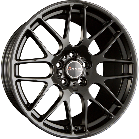 Avus Racing AC-MB4 Black Alufelge 8.5x19 Zoll ET15 LK 5x120 ML72.6 – Bild 2
