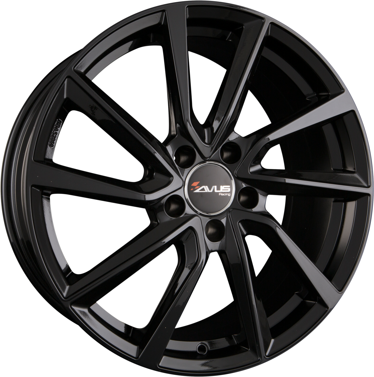Avus Racing AC-518 Black Alufelge 8x19 Zoll ET48 LK 5x112 ML60.1 – Bild 2