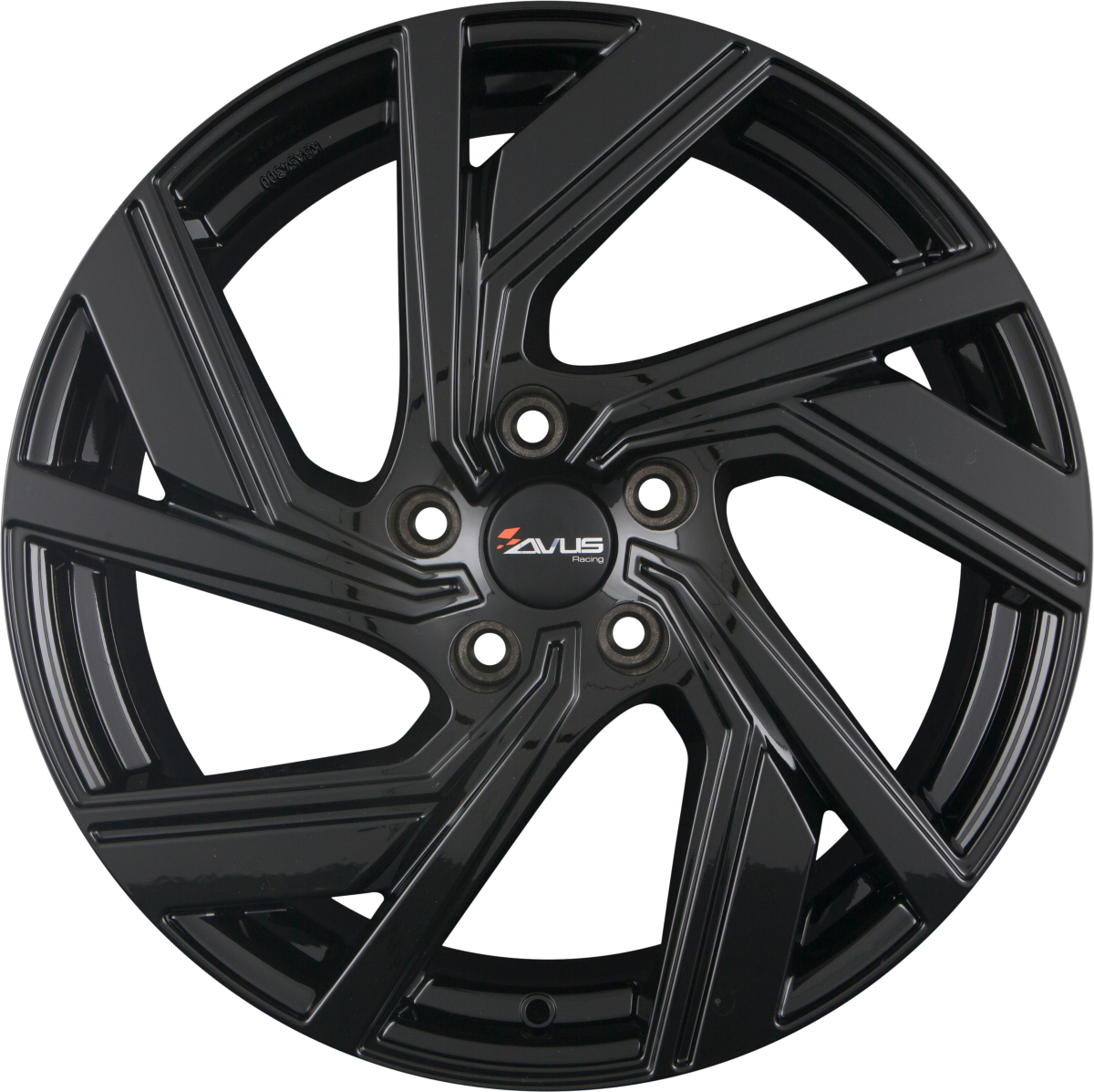 Avus Racing AC-521 Black Alufelge 9x19 Zoll ET52 LK 5x108 ML63.4